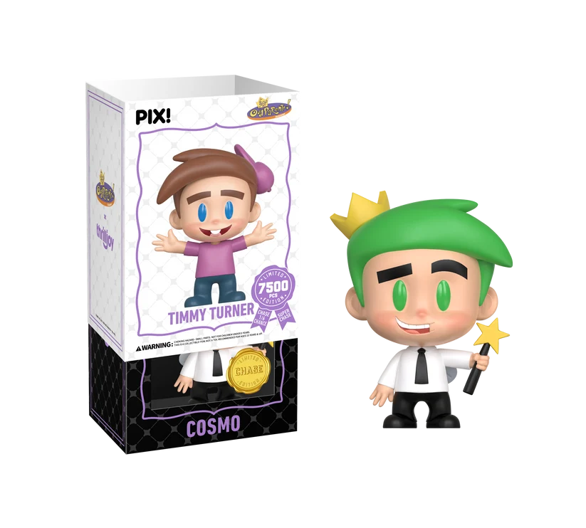PIX! The Fairly OddParents Timmy Turner The Wishful Thinker Vinyl Figure | Limited Edition of 7,500
