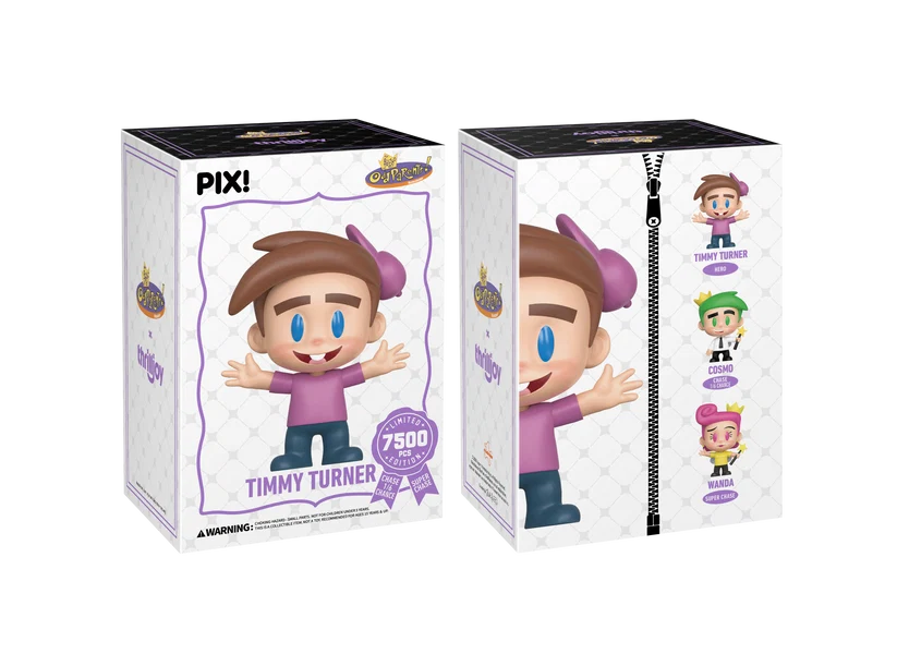 PIX! The Fairly OddParents Timmy Turner The Wishful Thinker Vinyl Figure | Limited Edition of 7,500