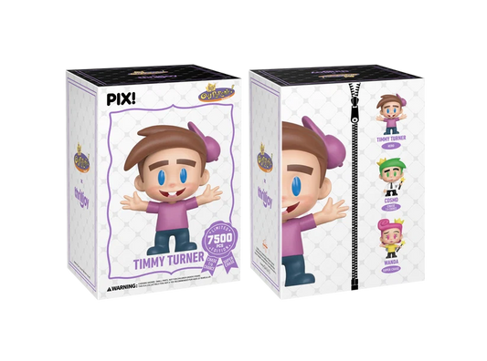 PIX! The Fairly OddParents Timmy Turner The Wishful Thinker Vinyl Figure | Limited Edition of 7,500