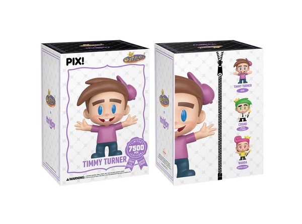PIX! The Fairly OddParents Timmy Turner The Wishful Thinker Vinyl Figure | Limited Edition of 7,500