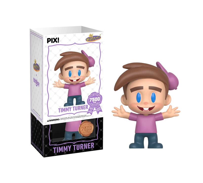 PIX! The Fairly OddParents Timmy Turner The Wishful Thinker Vinyl Figure | Limited Edition of 7,500