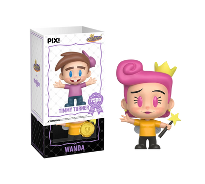 PIX! The Fairly OddParents Timmy Turner The Wishful Thinker Vinyl Figure | Limited Edition of 7,500