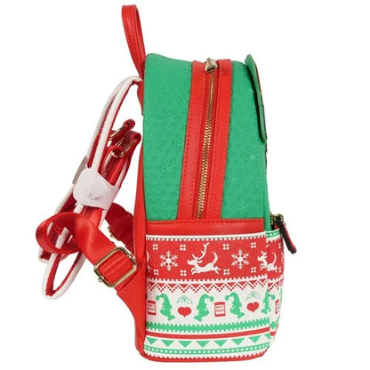 Loungefly How the Grinch Stole Christmas Grinch Christmas Sweater Mini Backpack - Limited Edition Exclusive