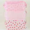 Lovely Heart Print Semi-Clear Cosmetic Make Up Pouch: MT