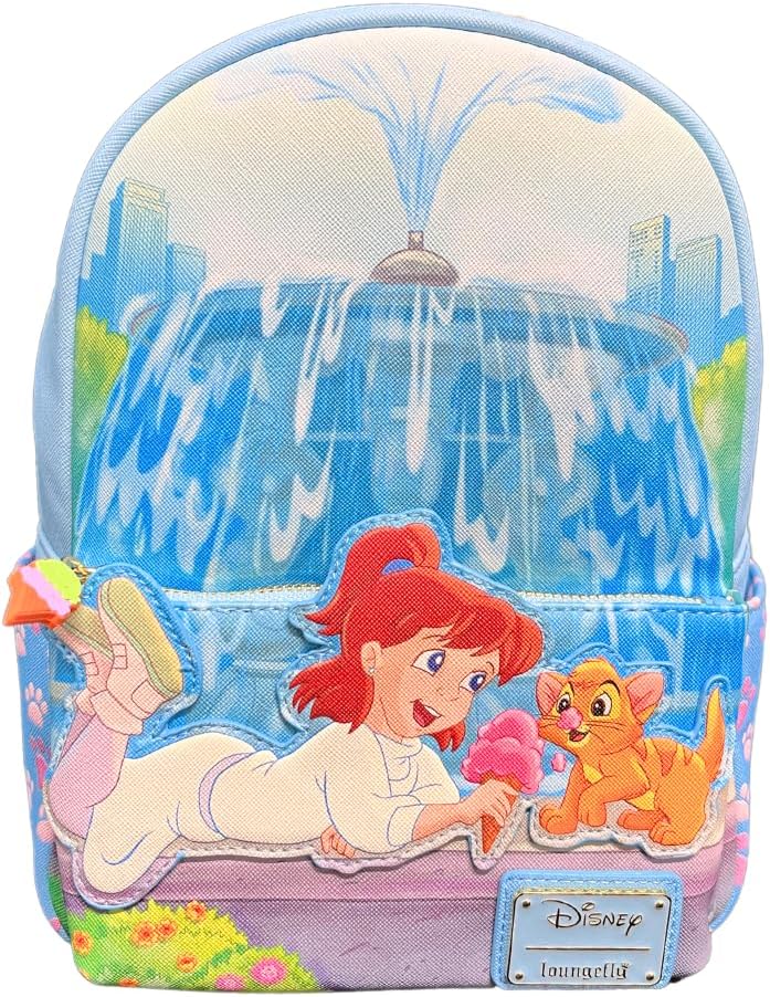 Loungefly Disney Oliver and Company Oliver and Jenny Ice Cream Mini Backpack