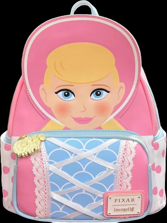 Backpack with a character design from Pixar on a white background