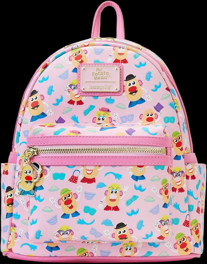 Mr. Potato Head Pink All-Over Print Mini Backpack