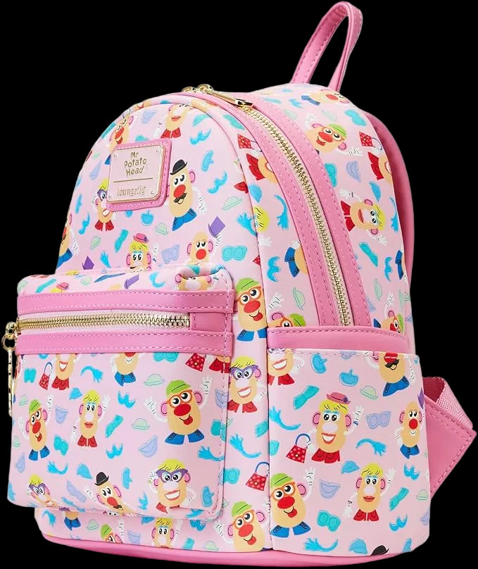 Mr. Potato Head Pink All-Over Print Mini Backpack