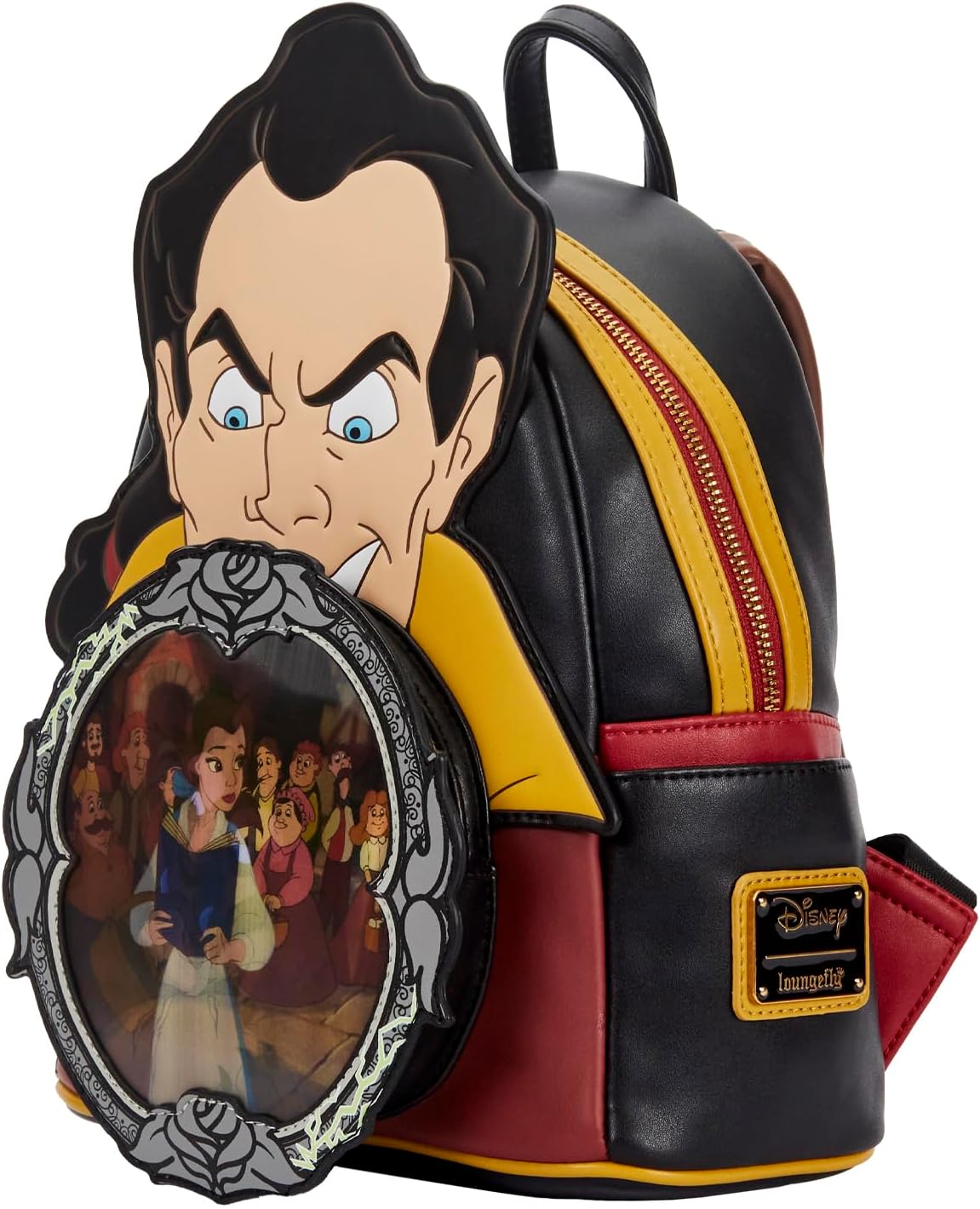 Loungefly Disney Villains Scene Gaston Mini Backpack