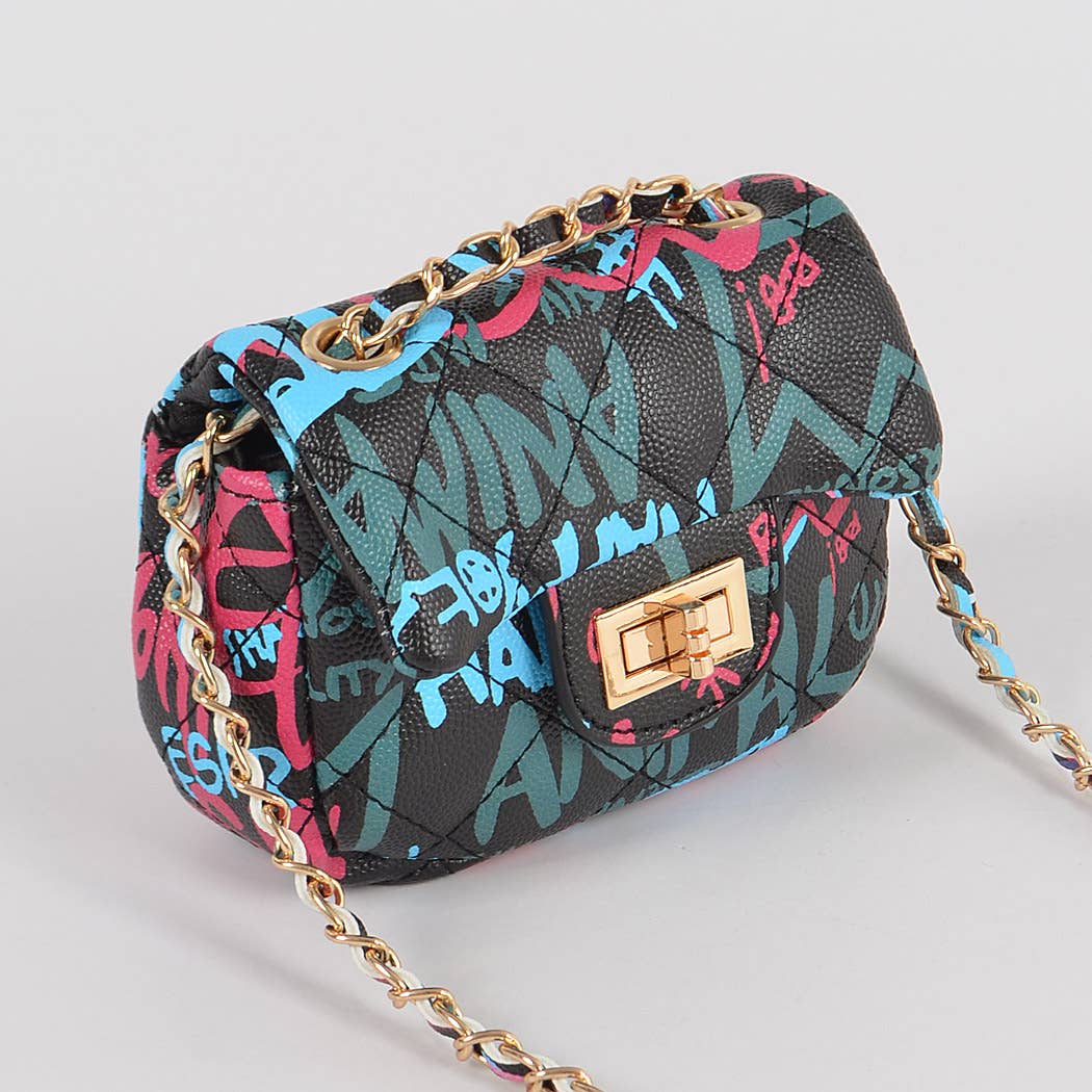 Multi Fonts Gradient Clutch: Camel