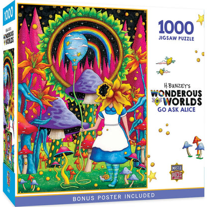 Wonderous Worlds - Go Ask Alice 1000 Piece Puzzle