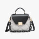 Ollie Quilted Crossbody Bag – Chain Strap | M2405 : Black/Grey