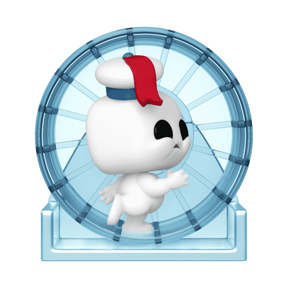 Ghostbusters Frozen Empire Mini Puft in Hamster Wheel Deluxe Vinyl Figure front