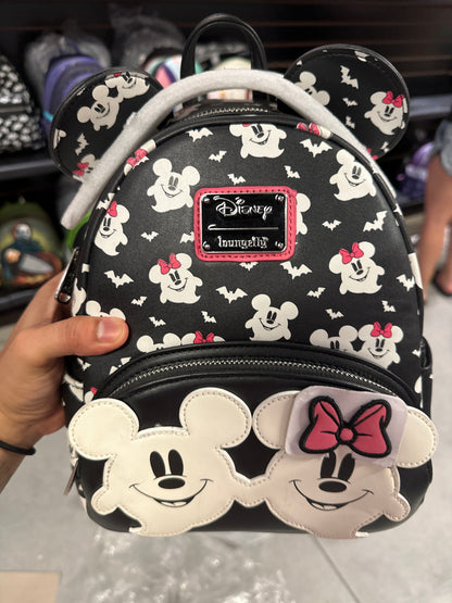 Mickey & Minnie Mouse Ghostly Glow-in-the-Dark Mini Backpack Exclusive