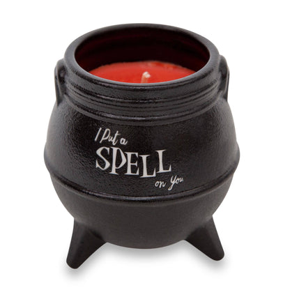 Hocus Pocus Spell On You Ceramic Cauldron Candle
