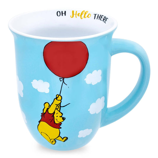Winnie the Pooh Balloon Float 16oz Wide Rim Mug