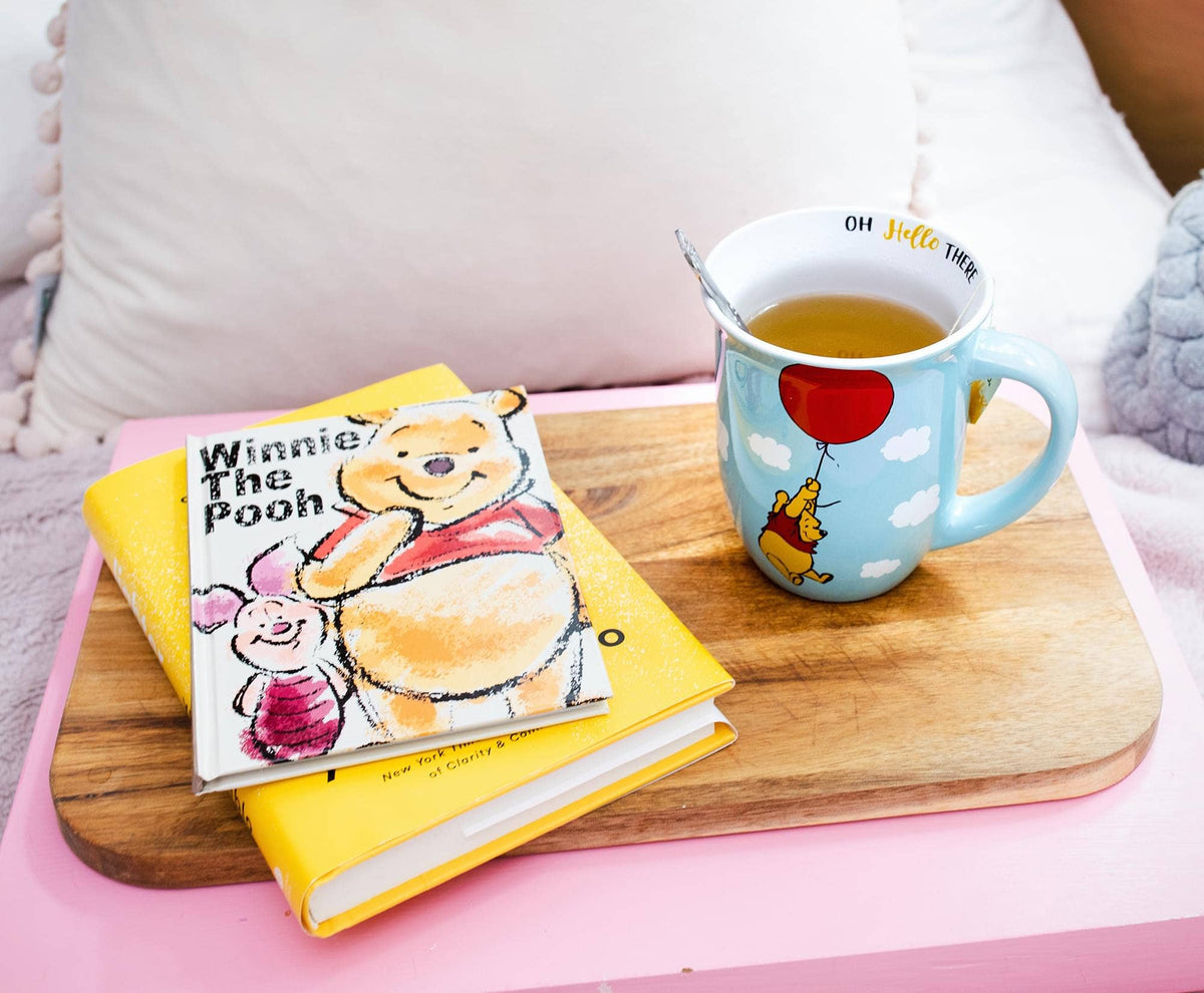 Winnie the Pooh Balloon Float 16oz Wide Rim Mug