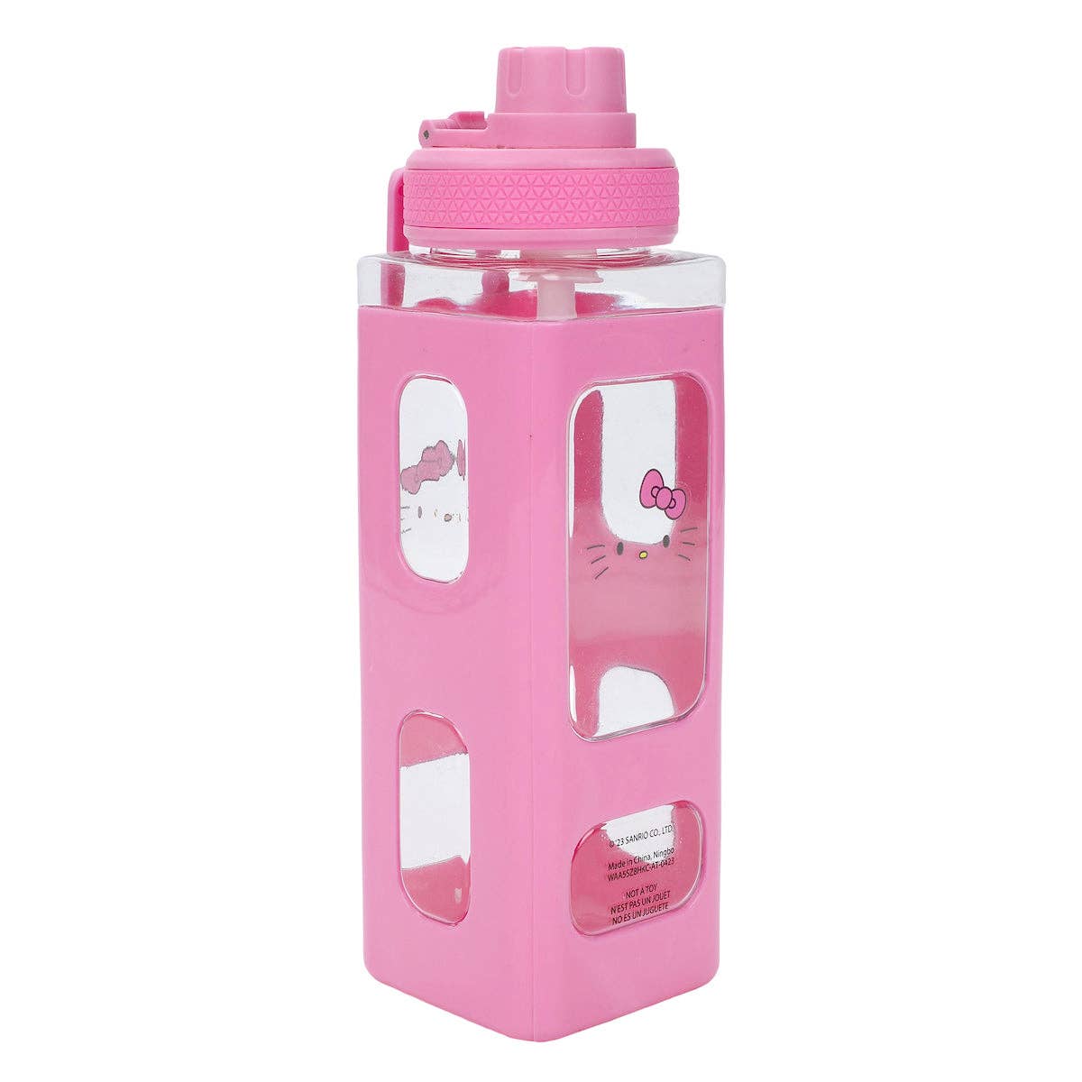 Hello Kitty 24 oz. Square Silicone Sleeve Water Bottle