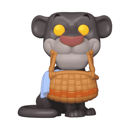 Jungle Book Bagheera with Basket Vinyl Figure front