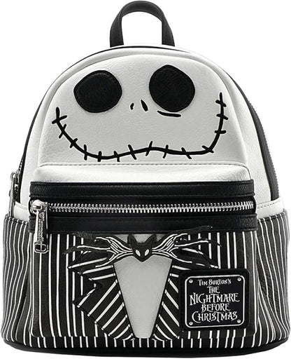 Backpack with Jack Skellington design from 'The Nightmare Before Christmas' on a white background