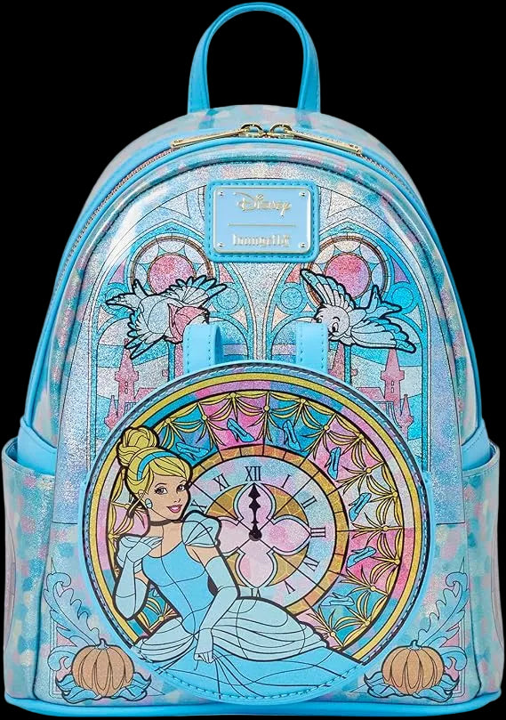 Cinderella Stained Glass Mini Backpack Loungefly Disney Princess