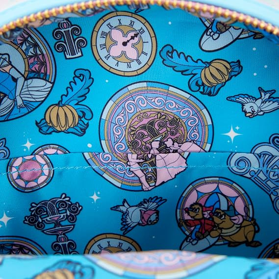 Cinderella Stained Glass Mini Backpack Loungefly Disney Princess