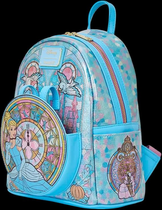 Cinderella Stained Glass Mini Backpack Loungefly Disney Princess