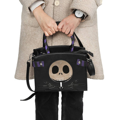 Nightmare Before Christmas Jack Skellington Movie Character Black Purse