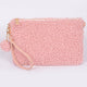 Faux Fur Clutch: Dark Pink