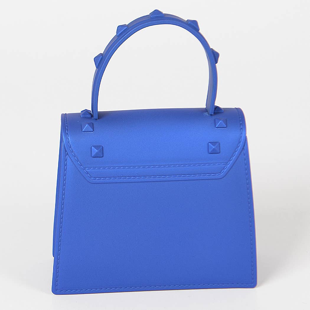 Jelly Mini Handle Bag: Purple
