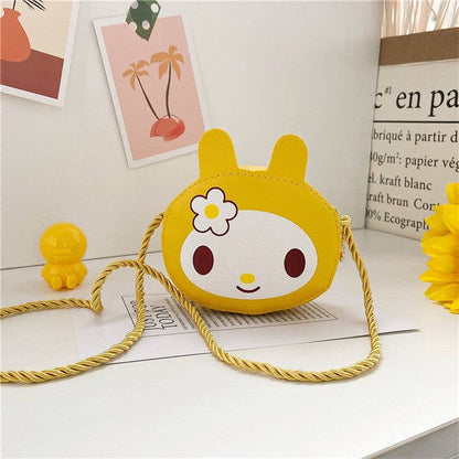 Girls Cartoon Crossbody Bag: Red