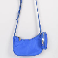Women's Nylon Zip Crossbody Clutch with Mini Bag: COB