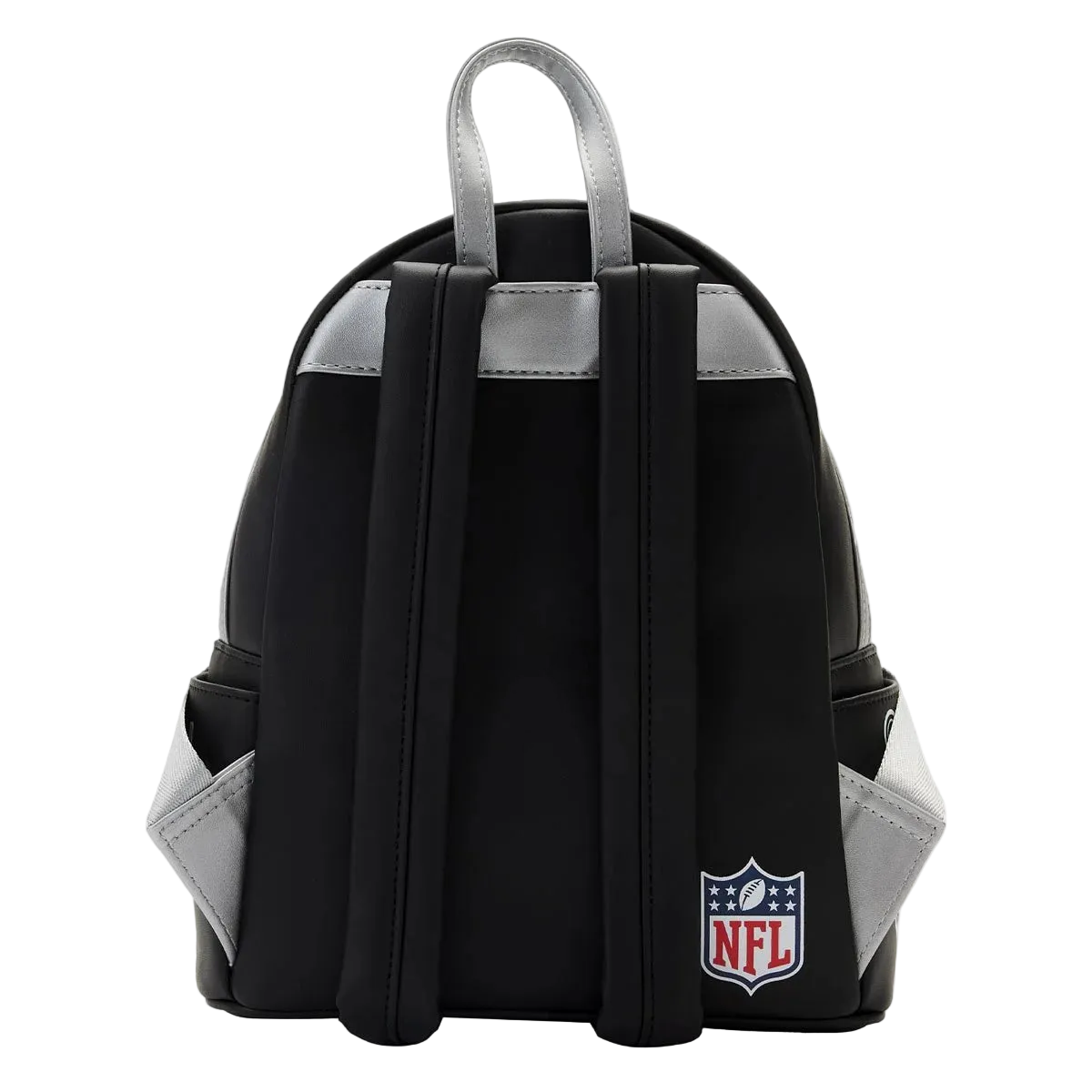 Black backpack with NFL logo on a white background