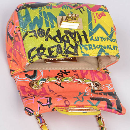 Multi Fonts Gradient Clutch: Camel