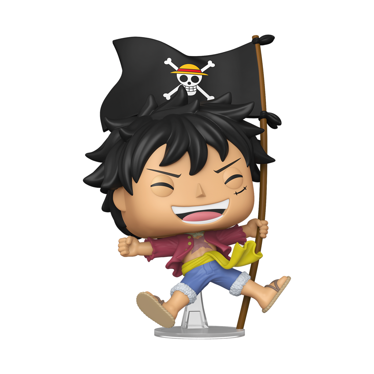 Funko Pop! One Piece Monkey D. Luffy with Flag #2214 - Entertainment Earth Exclusive