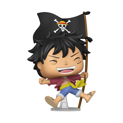 Funko Pop! One Piece Monkey D. Luffy with Flag #2214 - Entertainment Earth Exclusive