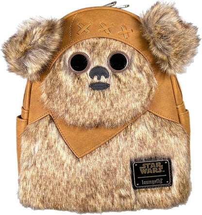 Star Wars Wicket Ewok Faux Fur Cosplay Mini Backpack