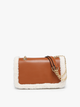 Coco Sherpa Trim Crossbody Bag – Chain Strap | M2356 : Brown