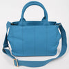 Solid Canvas Tote: Teal