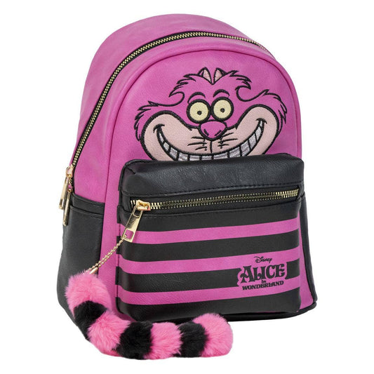 Alice in Wonderland Faux Leather Fashion Backpack