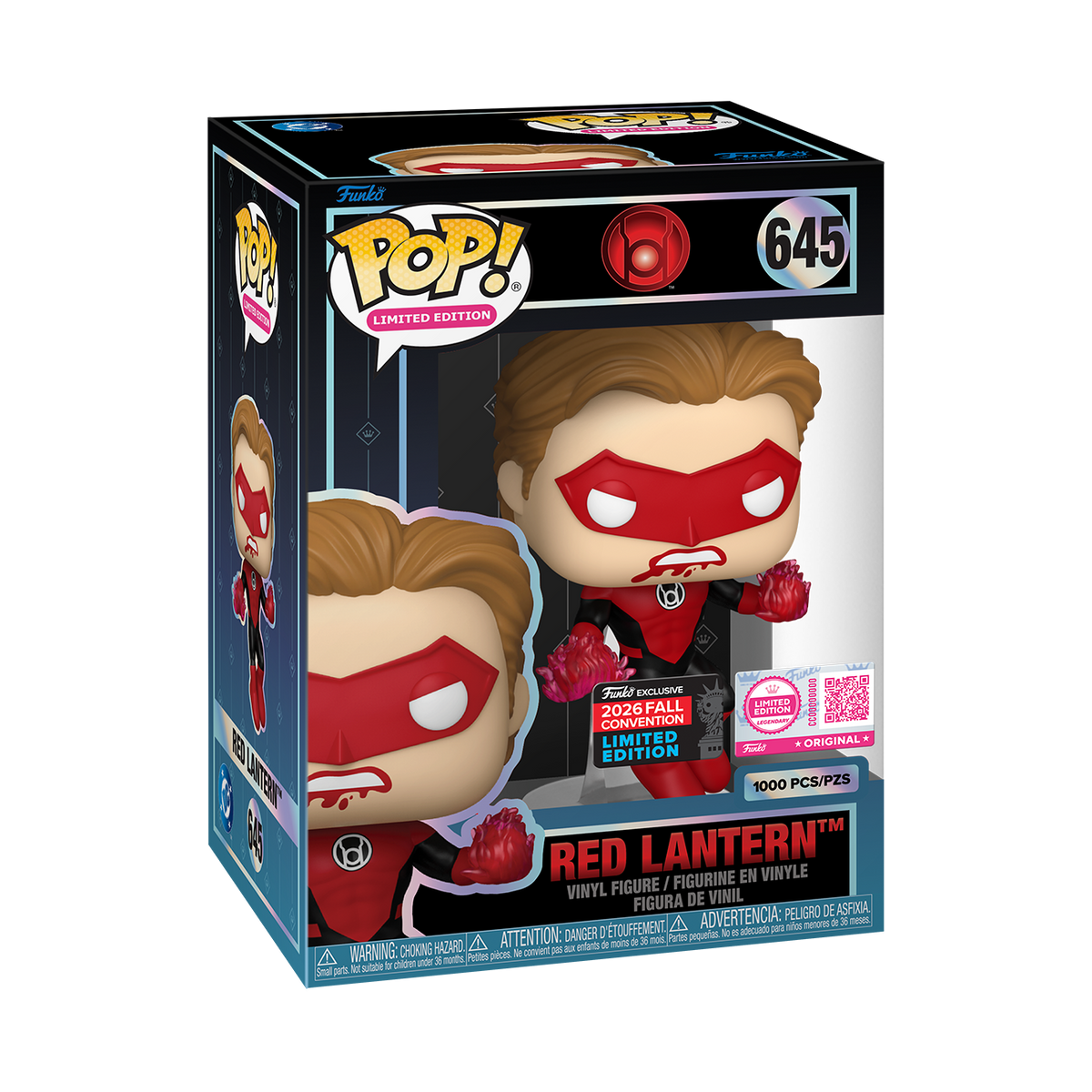 Red Lantern vinyl figure in box