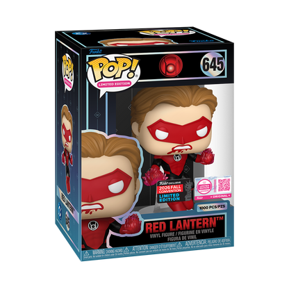 Red Lantern vinyl figure in box