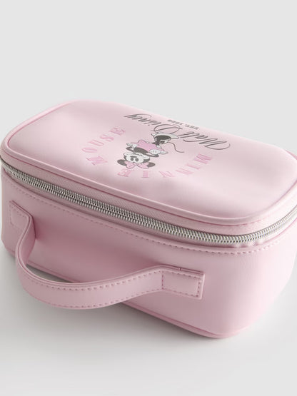 Disney’s Mickey and Friends Minnie Top Handle Makeup Bag