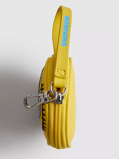 Despicable Me Minion Embroidered Coin Purse with Wrist Strap