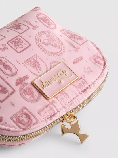 Princess Coin Purse with Crown Zip Pull