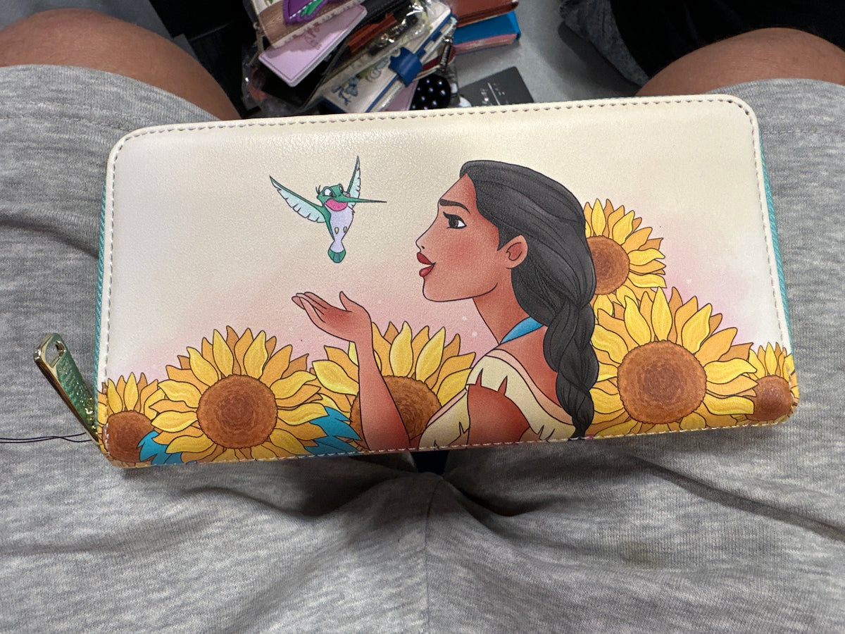 Pocahontas Sunflowers Zip Around Wallet - alternate view 4