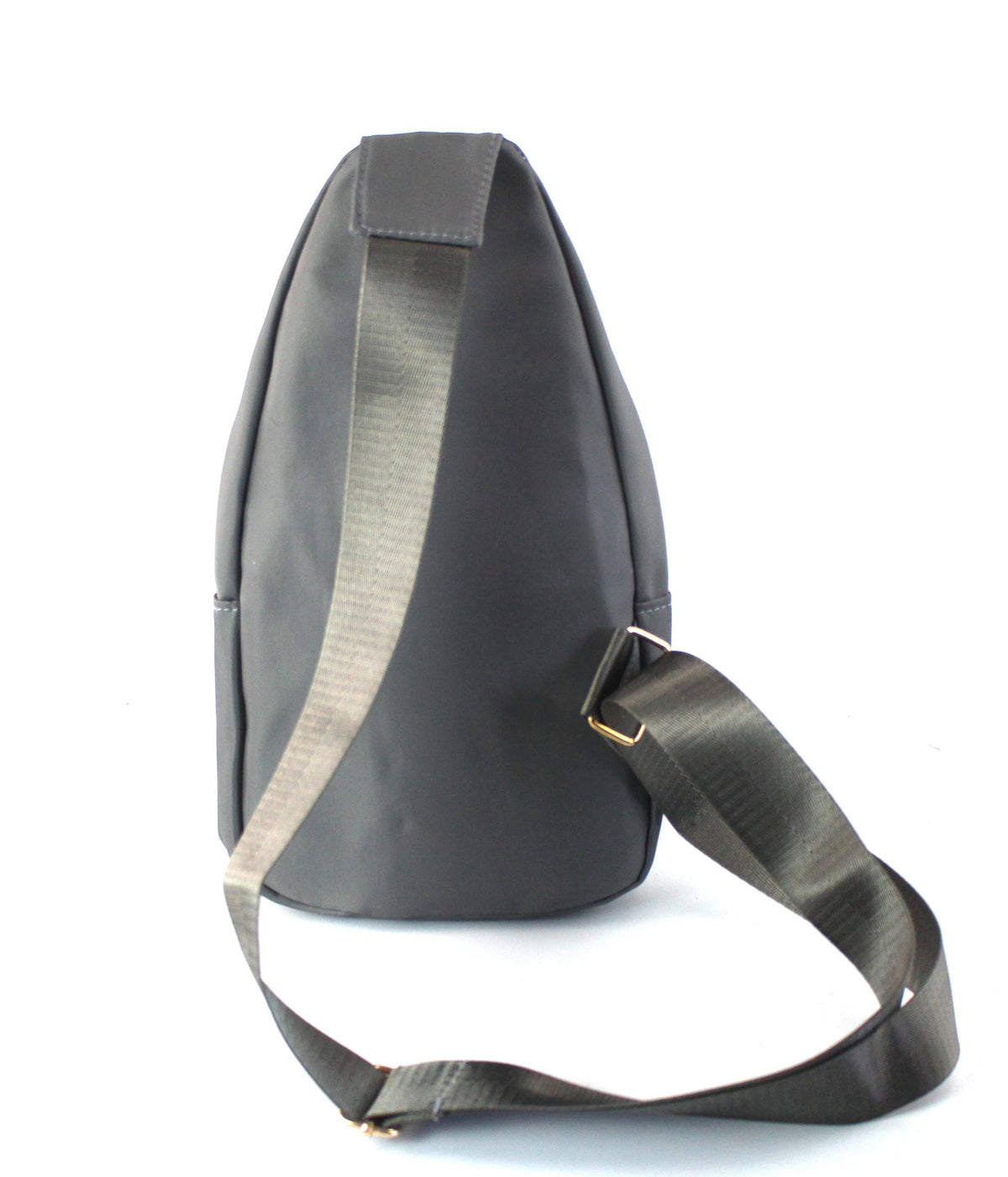 Sleek Quilted Nylon Sling Bag - Multi-Pocket Chest Pack