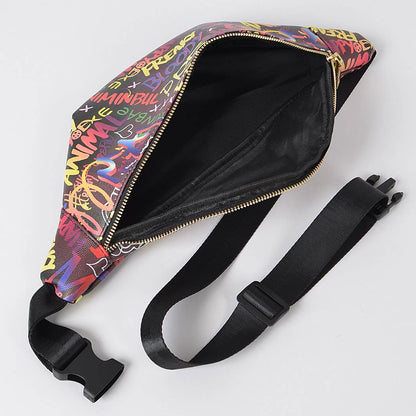 Graffiti Fanny Pack: Multicolor