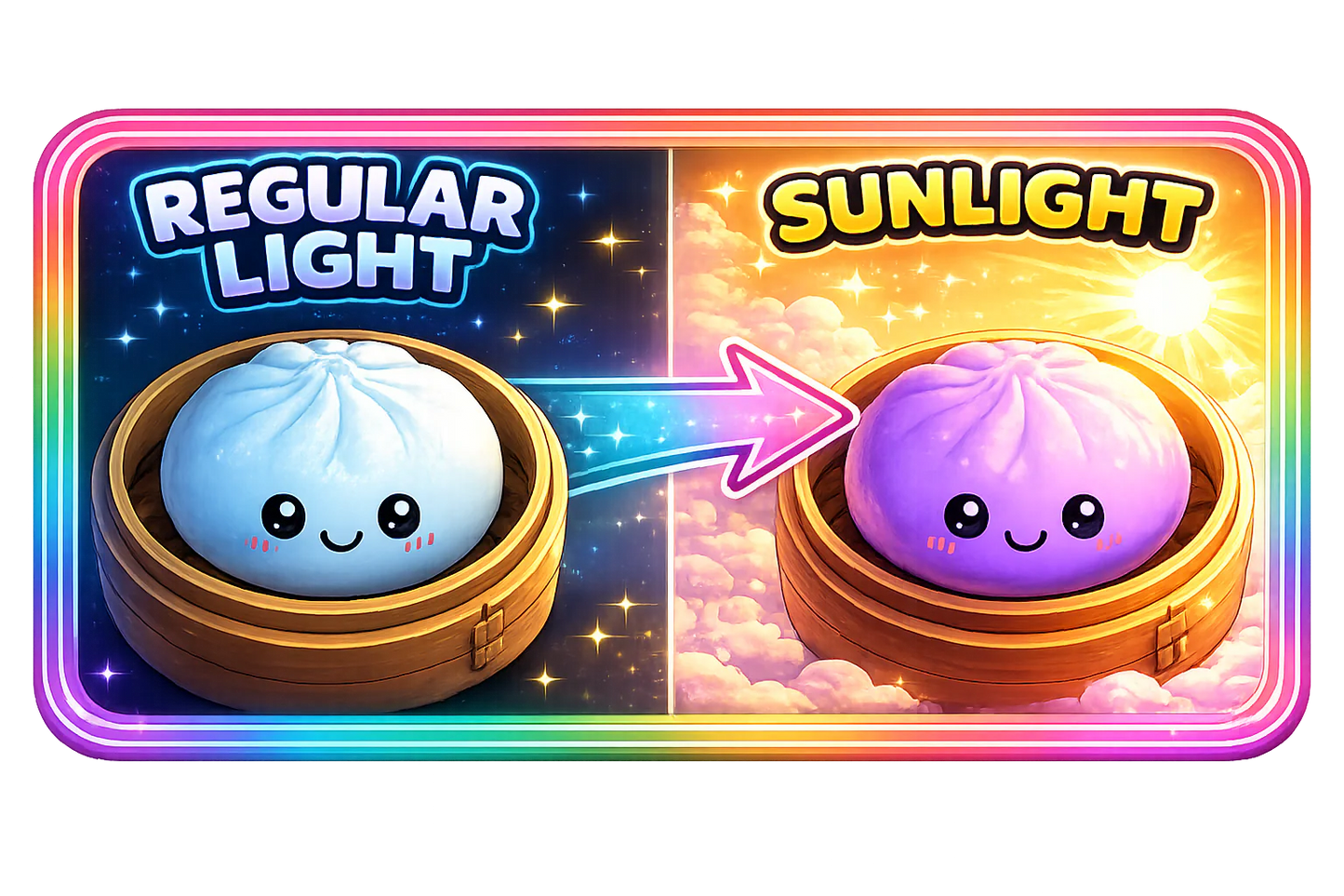 Squishy Color Changing Dumpling Toy Fun Doh