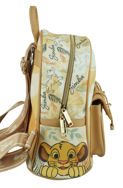 Backpack with Disney character design on a white background